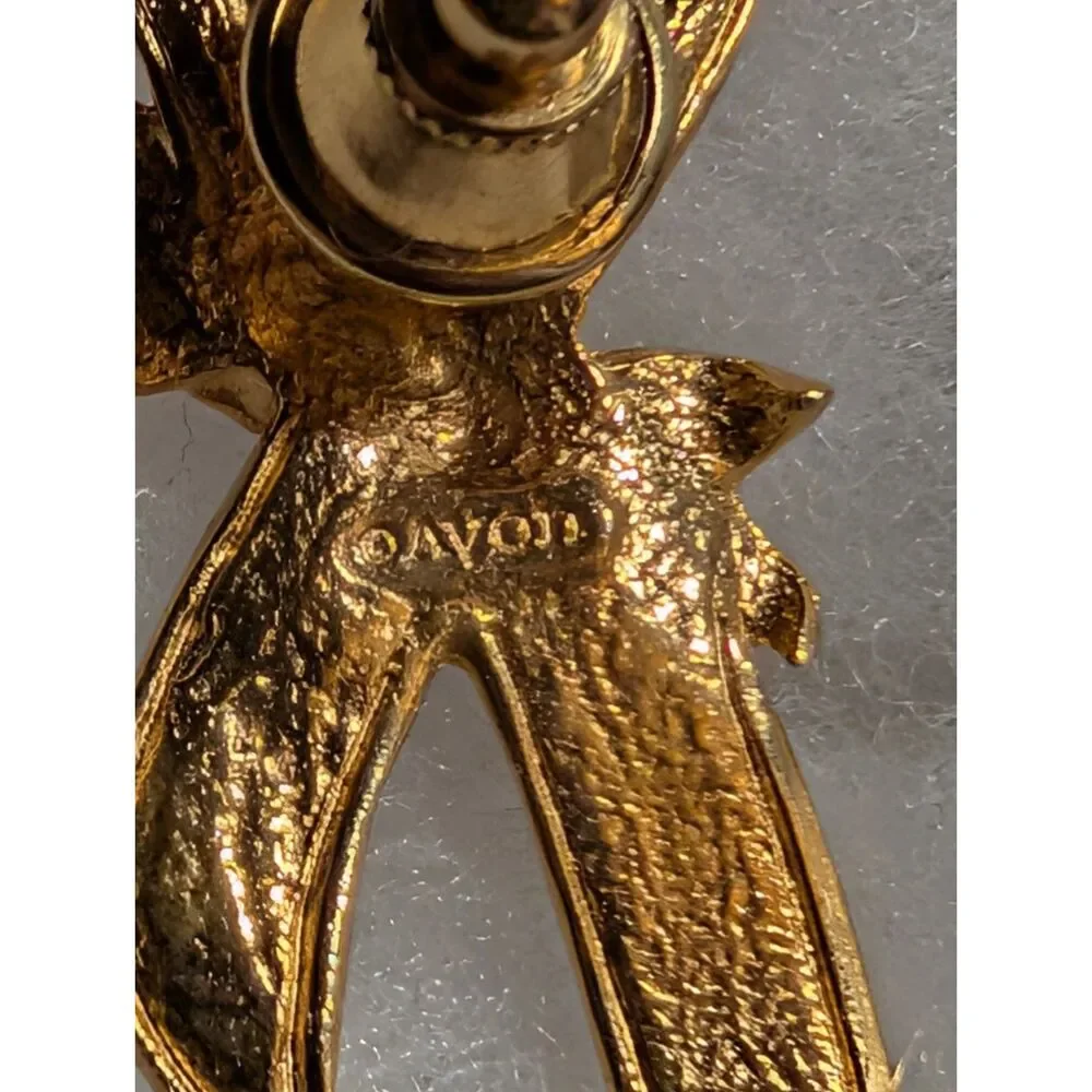Vintage Avon Breast Cancer Pin, Pink and Gold Tone with Rose